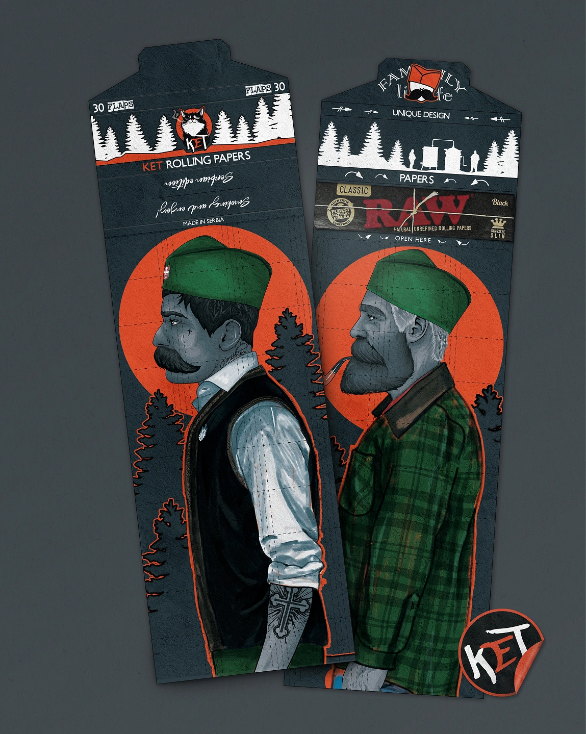 Label design Mockup 6